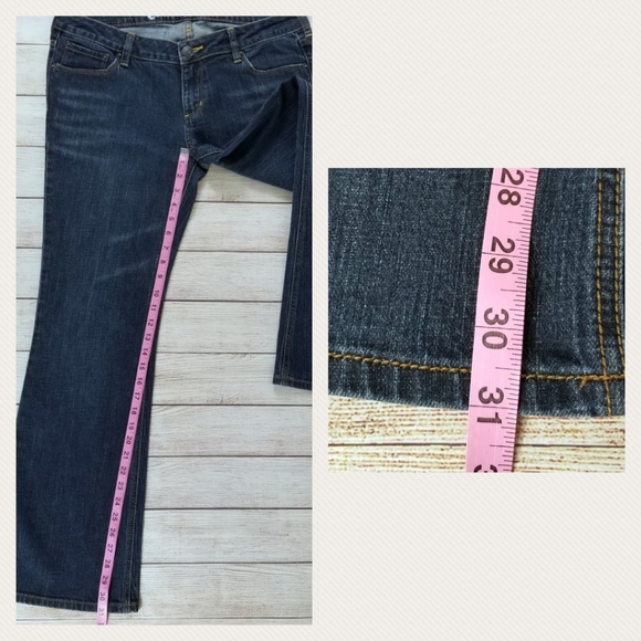 Sz 11 Bullhead Denim Dark Wash Flared Leg Jeans - Picture 9 of 9